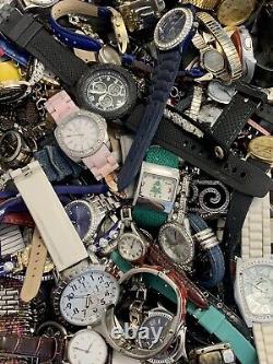 Huge Watch Lot 14+ pounds 150 Watches untested or parts/repair Anne Klein Chicos