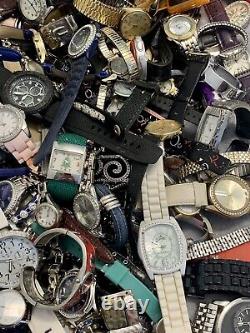 Huge Watch Lot 14+ pounds 150 Watches untested or parts/repair Anne Klein Chicos