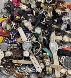 Huge Watch Lot 14+ pounds 150 Watches untested or parts/repair Anne Klein Chicos