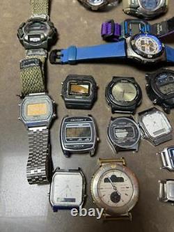 Huge lot(25 pcs) Of Watches Seiko/Casio/Citizen, G-shock and others