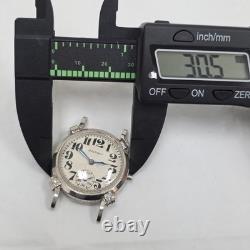 ILLINOIS Watch Grade 307 double roller Sub Seconds Manual Wind 17J AS-IS