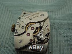 IWC International Watch Company Cal 87, complete movement and dial for parts