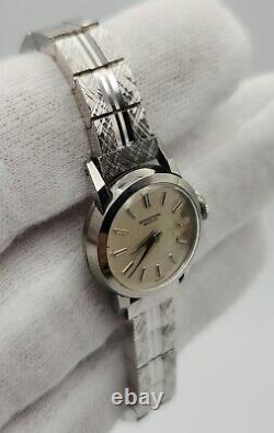 IWC Ladies Vintage Silver Tone Mechanical Watch FOR PARTS / REPAIR