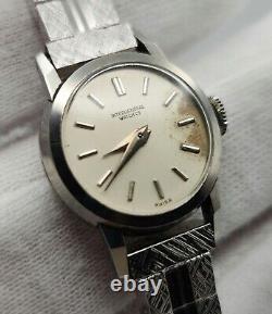 IWC Ladies Vintage Silver Tone Mechanical Watch FOR PARTS / REPAIR