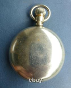 Illinois Interstate Chronometer Pocket Watch 17 Jewels Parts /Repair Not working