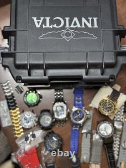 Invicta Men's Watch Parts Bands Lot For Repair