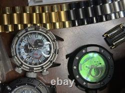 Invicta Men's Watch Parts Bands Lot For Repair