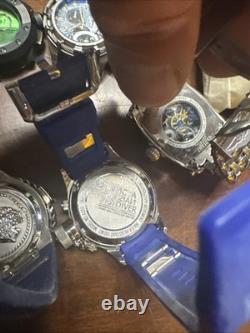 Invicta Men's Watch Parts Bands Lot For Repair