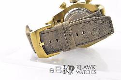 Invicta Reserve Bolt Zeus 17375 Empire Swiss Leather Watch Broken Band