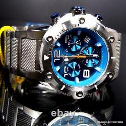 Invicta Speedway XL Teal Blue Stainless Steel Chronograph Swiss Parts Watch New