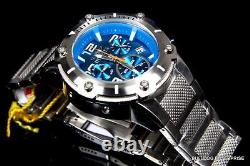 Invicta Speedway XL Teal Blue Stainless Steel Chronograph Swiss Parts Watch New