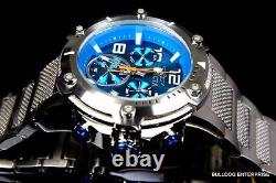 Invicta Speedway XL Teal Blue Stainless Steel Chronograph Swiss Parts Watch New