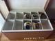 Invicta Watch Case With Watches UNTESTED PARTS ONLY 6 Watches + Brown Case