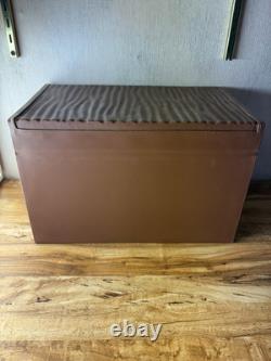 Invicta Watch Case With Watches UNTESTED PARTS ONLY 6 Watches + Brown Case