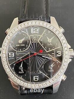 JACOB CO WATCH 40mm 5 Time Zone 2.25 Factory Diamond Bezel Complete for PARTS