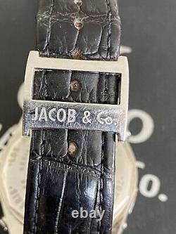 JACOB CO WATCH 40mm 5 Time Zone 2.25 Factory Diamond Bezel Complete for PARTS