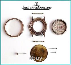 JAEGER LeCOULTRE FOR Cal. 602 Complete Set Case, Dial, Hands & Crown ORIGINAL
