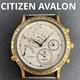 JUNK CITIZEN Avalon 6700 G70013 Super Calendar Watch Face Only Not Working Used