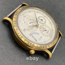 JUNK CITIZEN Avalon 6700 G70013 Super Calendar Watch Face Only Not Working Used