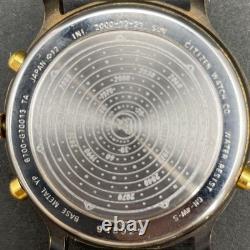 JUNK CITIZEN Avalon 6700 G70013 Super Calendar Watch Face Only Not Working Used