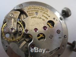 Jaeger LeCoultre 814 alarm manual 17 jewels Watch Movement for parts