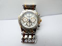 Jaeger Lecoultre Kryos Quartz Chrono Men's Watch Timepiece Defect not working