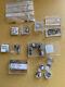 Job lot of spare parts for HEUER Stop Watches. Cal. EB 8040, BFG 611, 1564