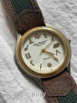 Jules Jurgensen Freemason Masonic Watch 34mm Vintage As is for parts