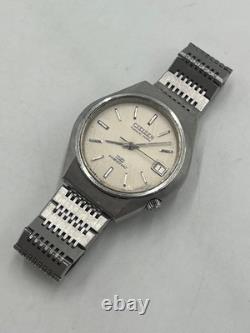 Junk CITIZEN HiSonic Tuning Fork Watch Gold Medallion Not Working For Parts