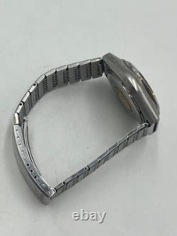 Junk CITIZEN HiSonic Tuning Fork Watch Gold Medallion Not Working For Parts