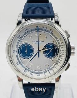 Junk Corniche Heritage Chronograph Watch Paloma Beach Not Working Used
