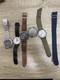 Junk Lot Watches MONDAINE SEIKO Chronograph SWATCH TIMEX ×2 Repair Parts