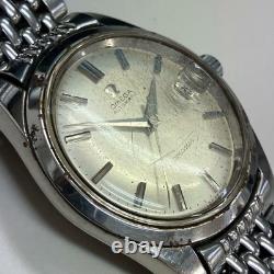 Junk Omega Seamaster Mens Watch 3cm Dial 1.7cm Band Untested for Parts Repair