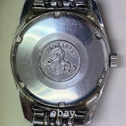 Junk Omega Seamaster Mens Watch 3cm Dial 1.7cm Band Untested for Parts Repair