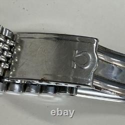 Junk Omega Seamaster Mens Watch 3cm Dial 1.7cm Band Untested for Parts Repair