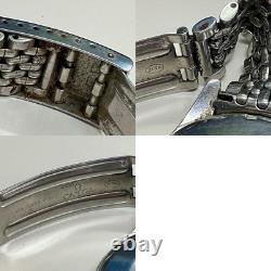 Junk Omega Seamaster Mens Watch 3cm Dial 1.7cm Band Untested for Parts Repair