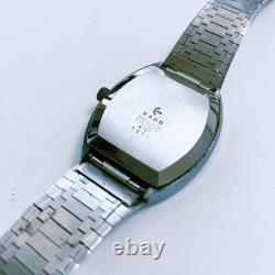 Junk Rado Balboa Quartz Watch Square Black Dial Roman Index Not Working