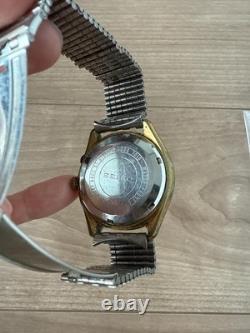 Junk Seiko Bell Matic 27 Jewels Automatic Watch Not Working For Parts Repair