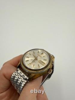 Junk Seiko Bell Matic 27 Jewels Automatic Watch Not Working For Parts Repair