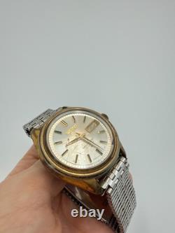 Junk Seiko Bell Matic 27 Jewels Automatic Watch Not Working For Parts Repair