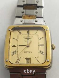 LONGINES Ferrari Swiss Made Mens Watch Not working For Parts Or Repair