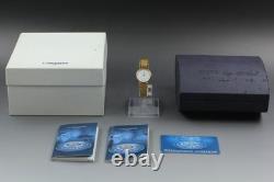 LONGINES Grand Classic L4.135.2 Gold White Ladies Watch As-Is / Not Working