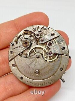 LONGINES POCKET WATCH FOR PARTS (movement and dial)