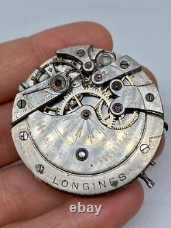 LONGINES POCKET WATCH FOR PARTS (movement and dial)