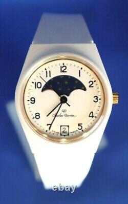 LOT 9 Montres Watch Uhr CHARLES PERRIN Swiss Made Suisse Moon Phase For Parts