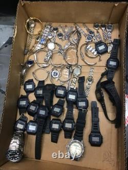 LOT OF 51 Mixed Brands Broken watches