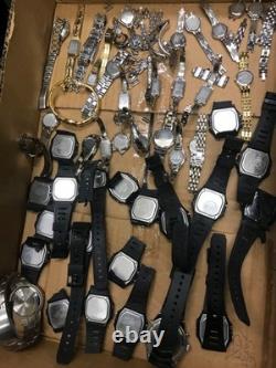 LOT OF 51 Mixed Brands Broken watches