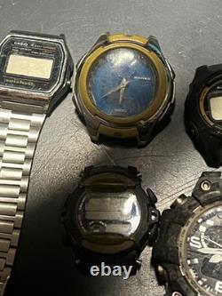 LOT of 14 Casio & G-Shock Watches For Parts / Repair Mixed Analog / Digital