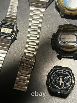 LOT of 14 Casio & G-Shock Watches For Parts / Repair Mixed Analog / Digital
