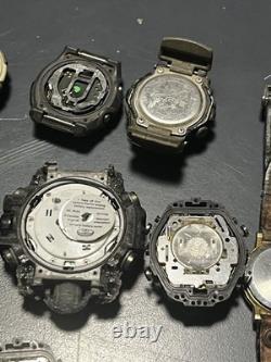LOT of 14 Casio & G-Shock Watches For Parts / Repair Mixed Analog / Digital